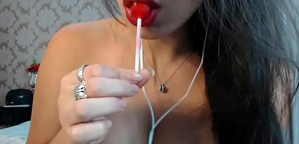  ASMR CHUPANDO PIRULITO  Brazilian hot girl ASMR CHUPANDO PIRULITO  Brazilian hot girl sucking lollipop